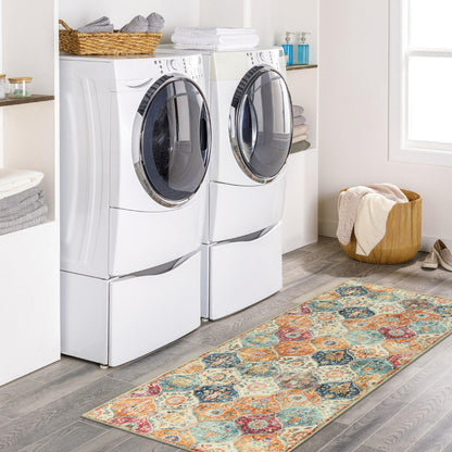 RUG CLEANER Moroccan Trellis Cream/Multi Carpets