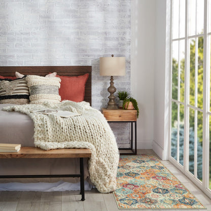 RUG CLEANER Moroccan Trellis Cream/Multi Carpets