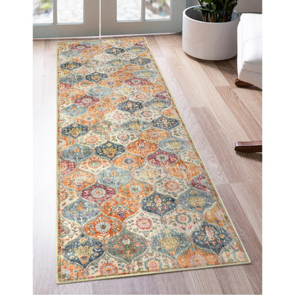 RUG CLEANER Moroccan Trellis Cream/Multi Carpets