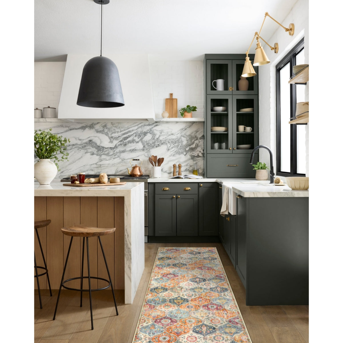 RUG CLEANER Moroccan Trellis Cream/Multi Carpets