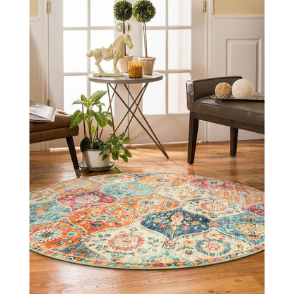 RUG CLEANER Moroccan Trellis Cream/Multi Carpets
