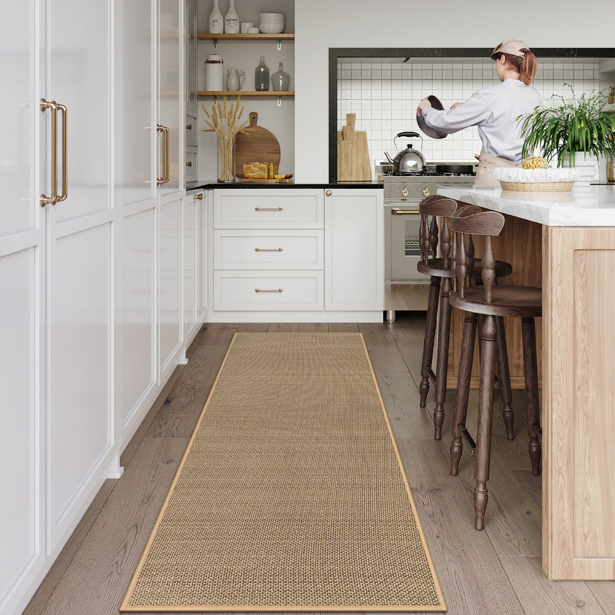 farmhouse rugs for kitchen